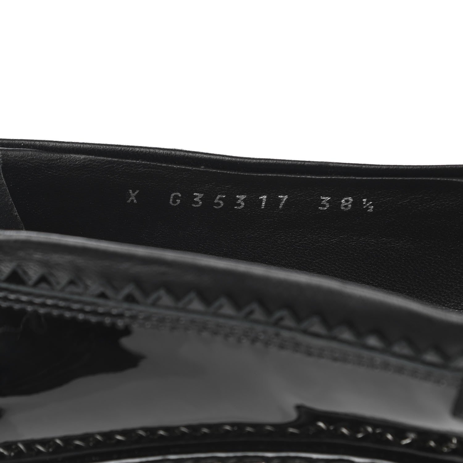 Chanel Patent Lambskin CC Chain Mocassin Loafers 38.5 Black 8 of 8