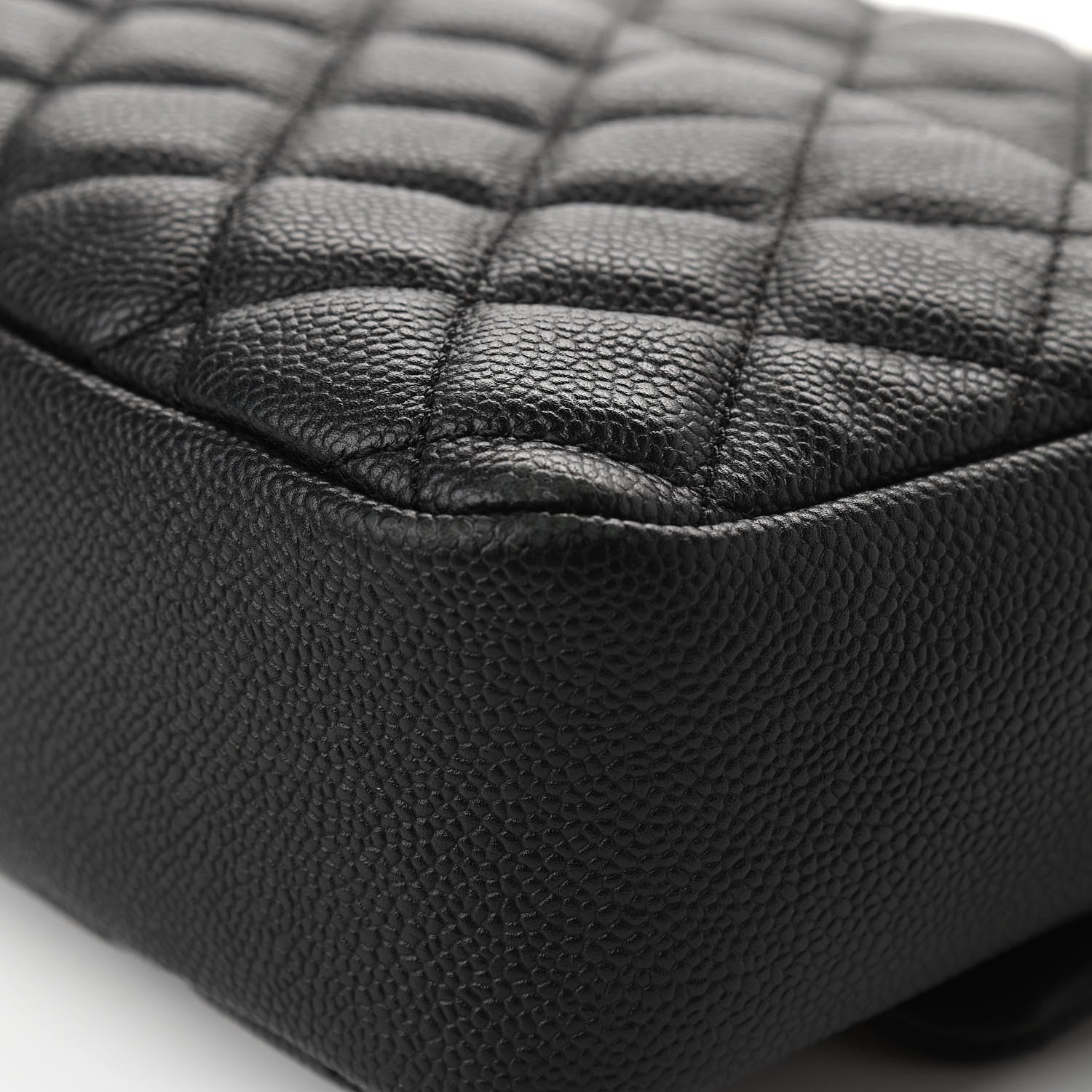 Chanel Caviar Quilted Jumbo Easy Flap Black 13 of 15