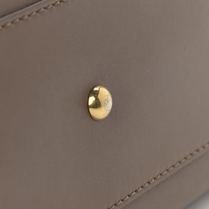 Fendi Vitello Morgan Fabric Jacquard Pequin Medium Peekaboo Iconic Satchel Foresta Tobacco Black 16 of 18