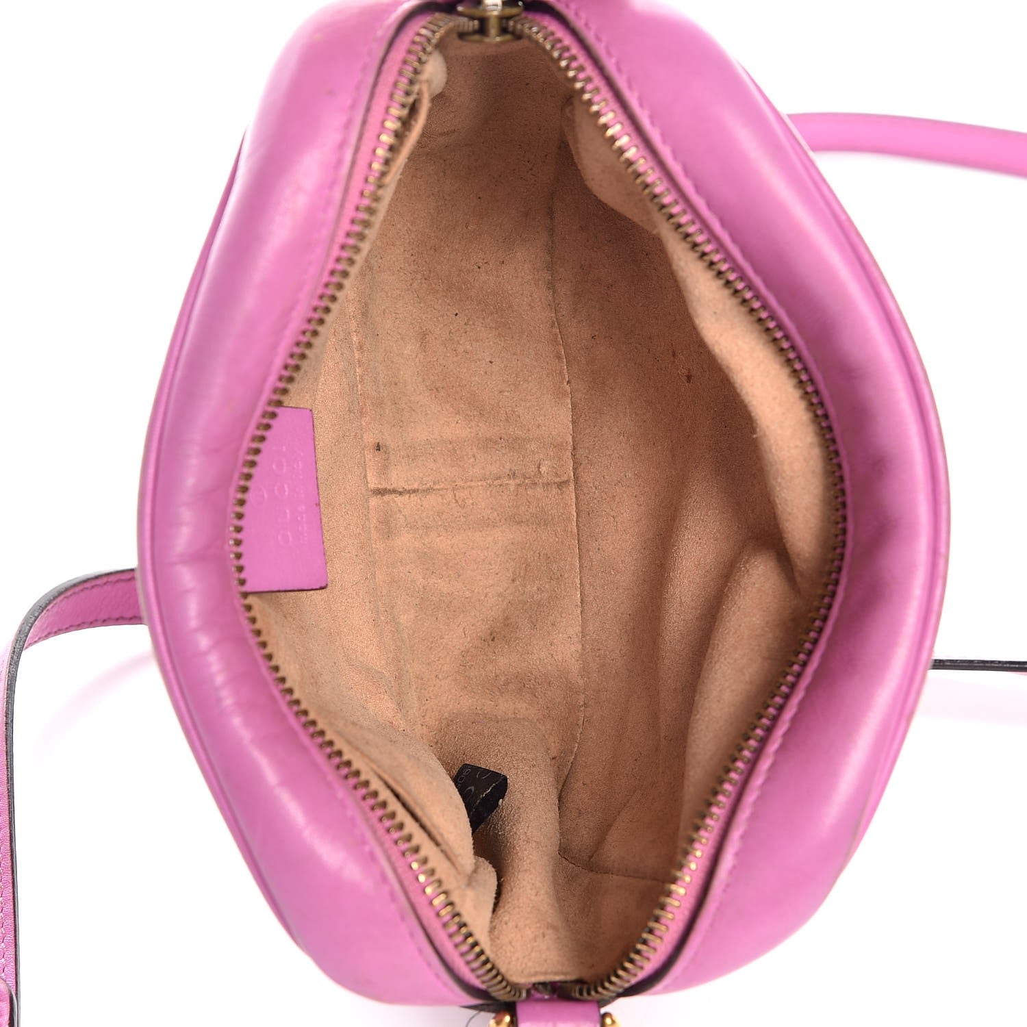 Gucci Calfskin Matelasse Mini GG Marmont Chain Shoulder Bag Candy Mousse 5 of 21