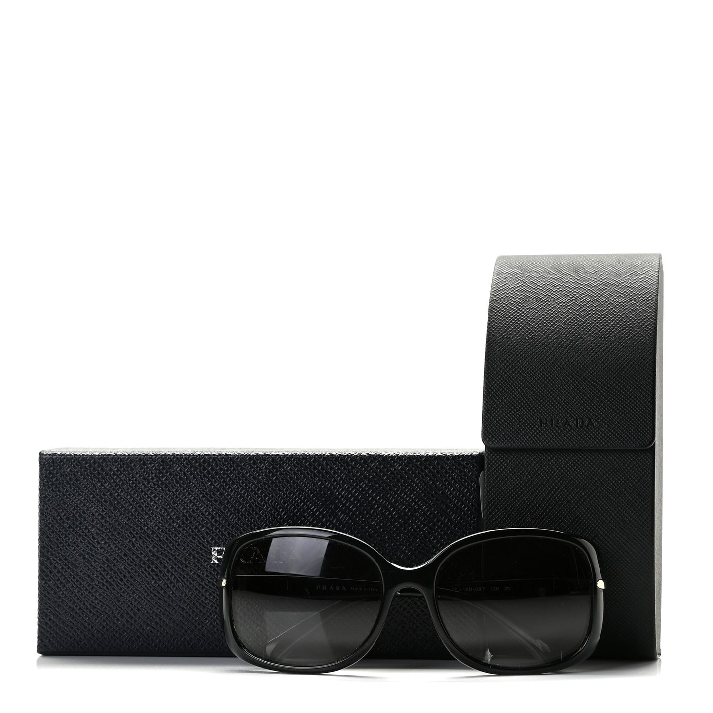 Acetate Square Sunglasses SPR 08O Black