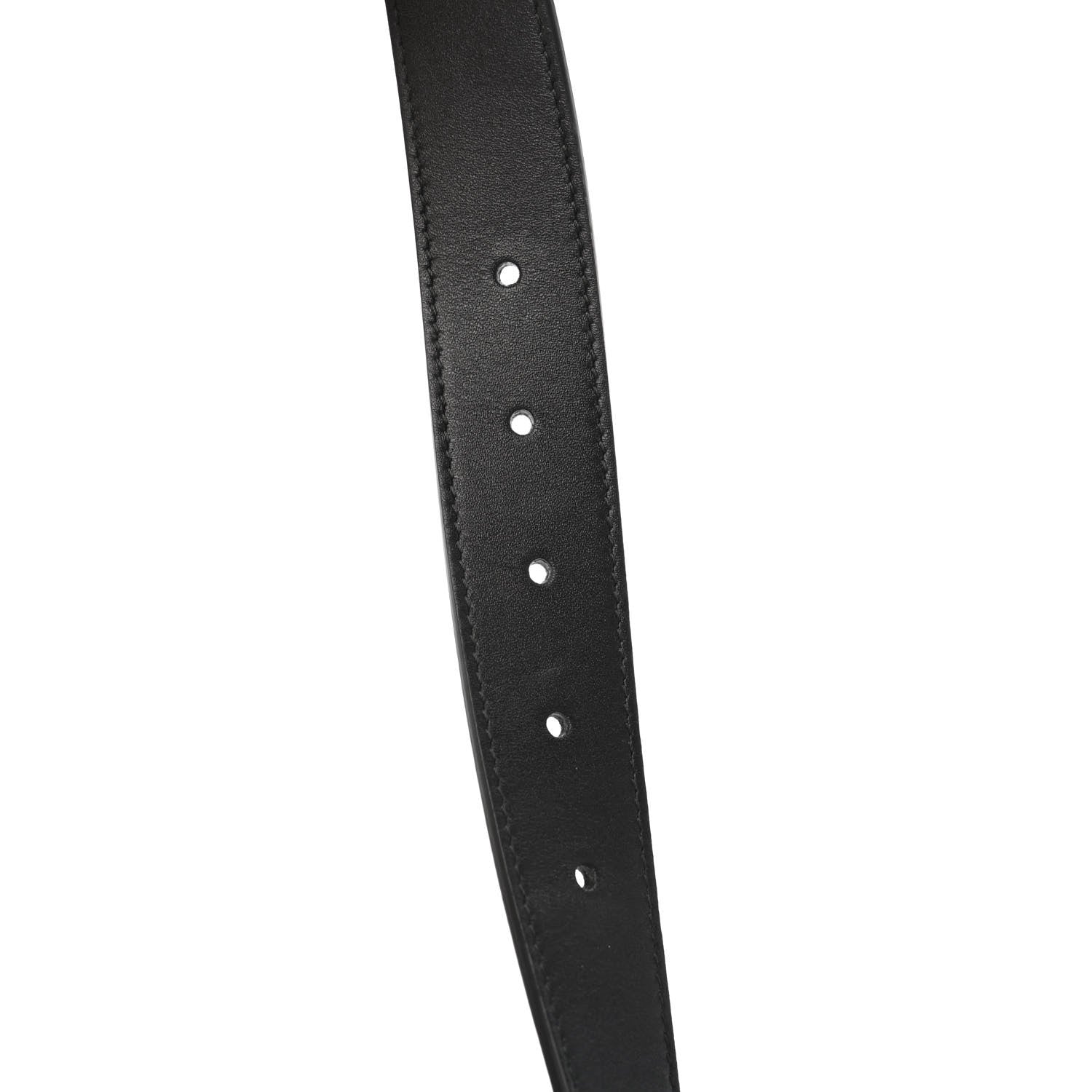 Gucci Calfskin Double G 30mm Belt 80 32 Black 5 of 5