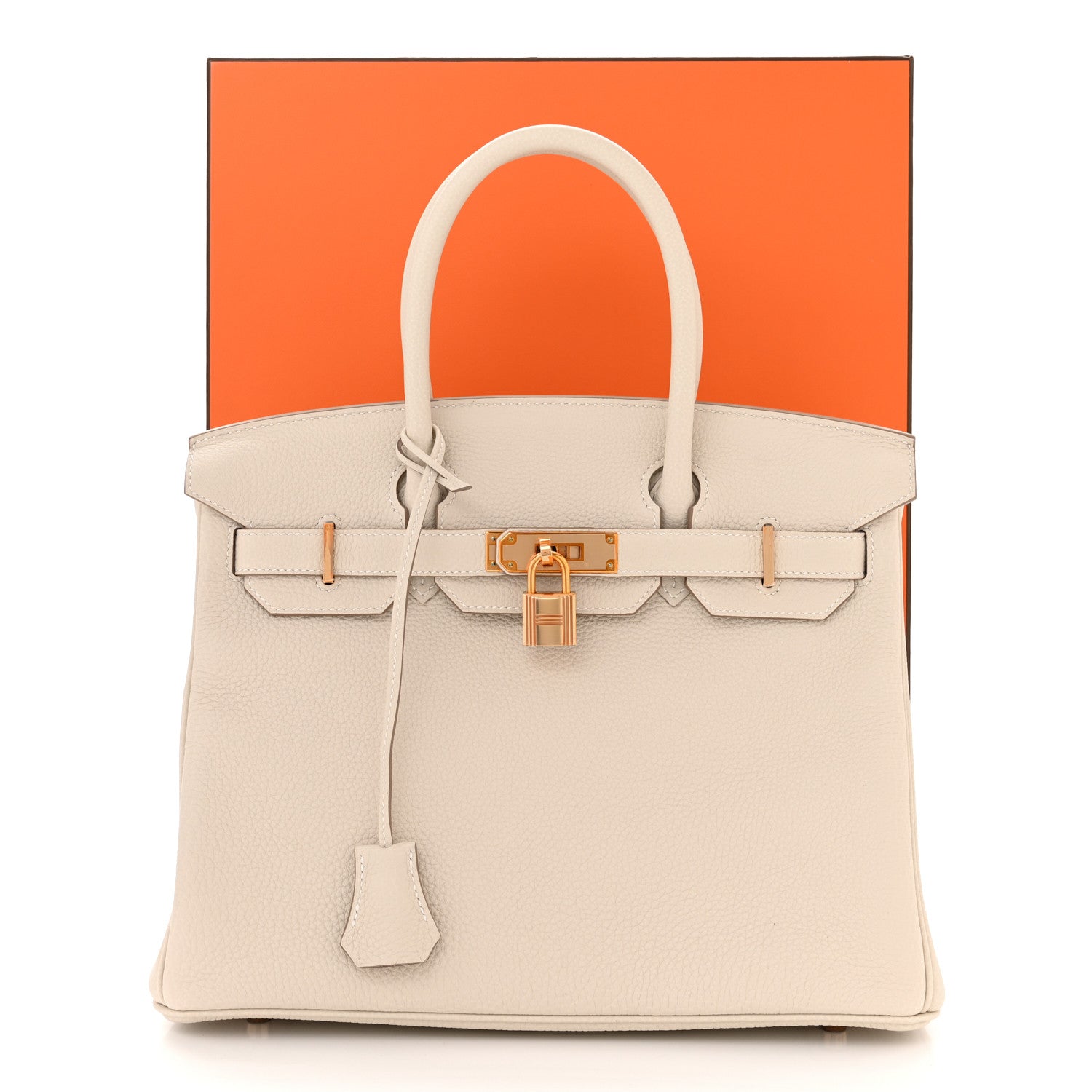 Hermes Togo BIRKIN 30 Craie 10 of 11