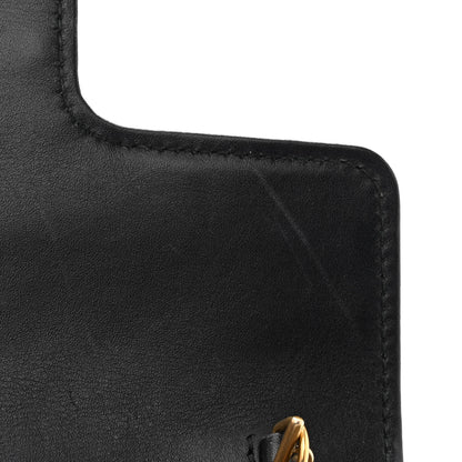 Gucci Calfskin Matelasse Super Mini GG Marmont Shoulder Bag Black 11 of 11