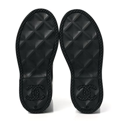 Chanel Caoutchouk CC High Boots 37 Black 5 of 7