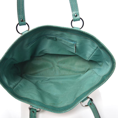 Gucci Monogram Small Tote Turquoise 5 of 19