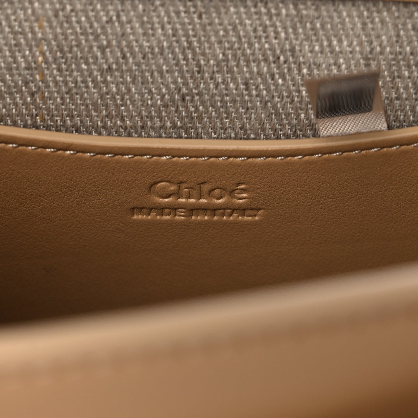 Calfskin Suede Small Tess Bag Soft Tan