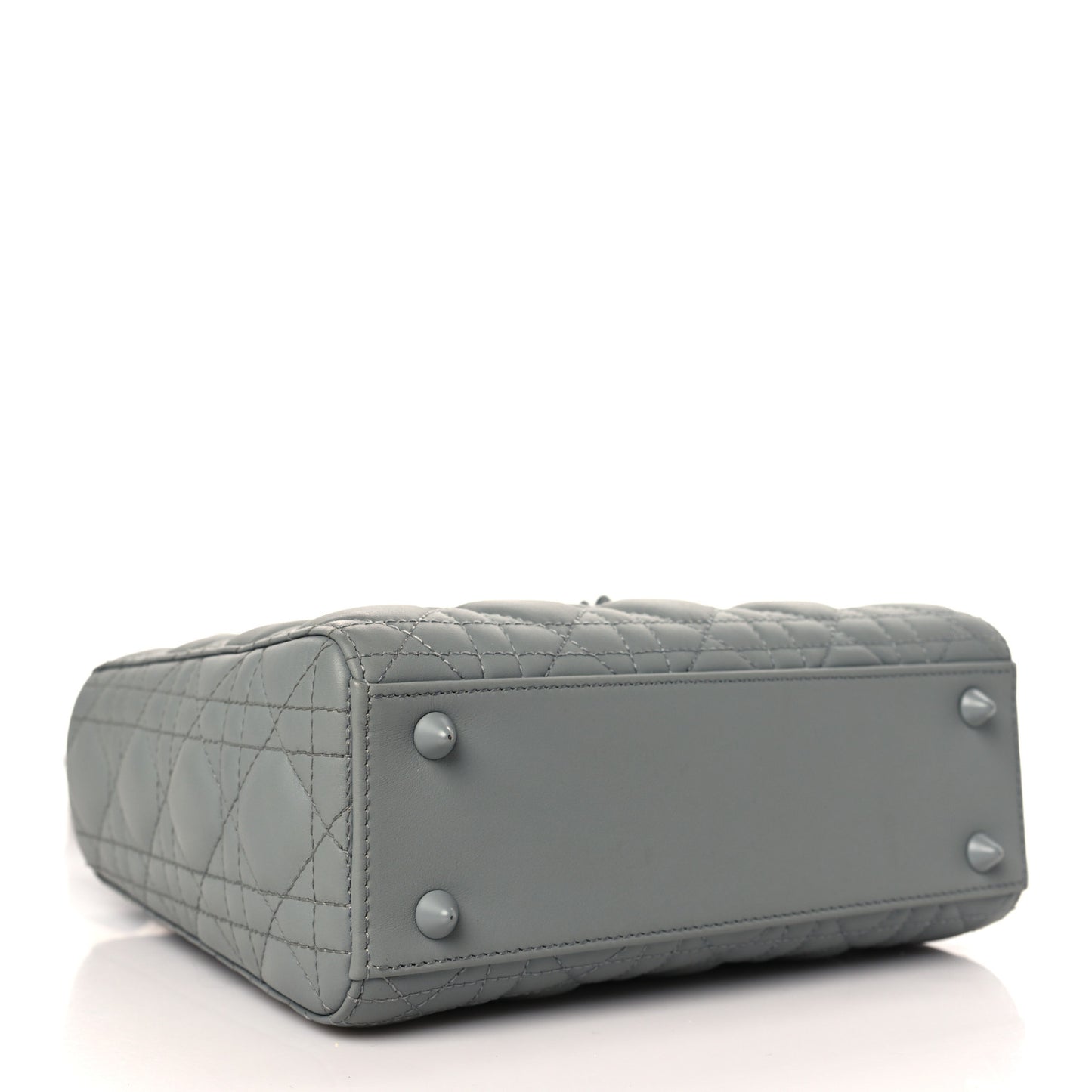 Ultra Matte Calfskin Cannage Small My ABCDior Lady Dior Gray