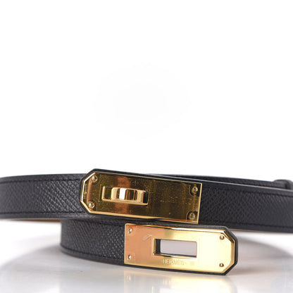 Hermes Epsom Kelly Belt Black 3 of 6
