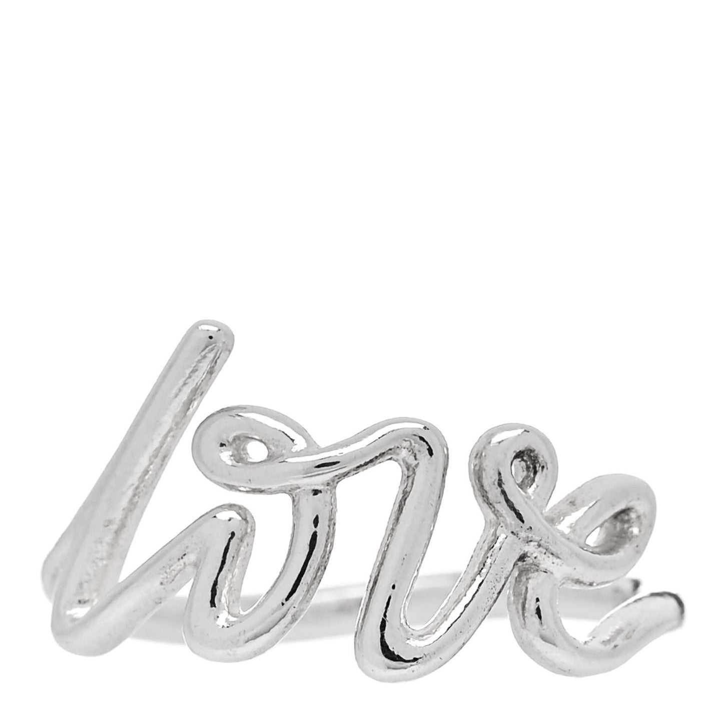Sterling Silver Paloma Picasso Graffiti Love Ring 52 6