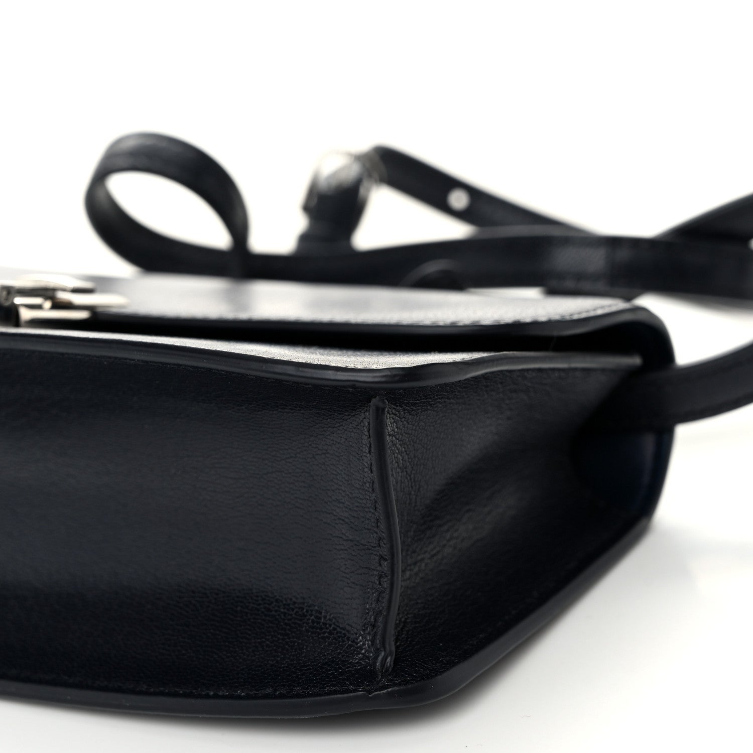 The Row Smooth Calfskin The Sofia E/W Crossbody Navy 9 of 9