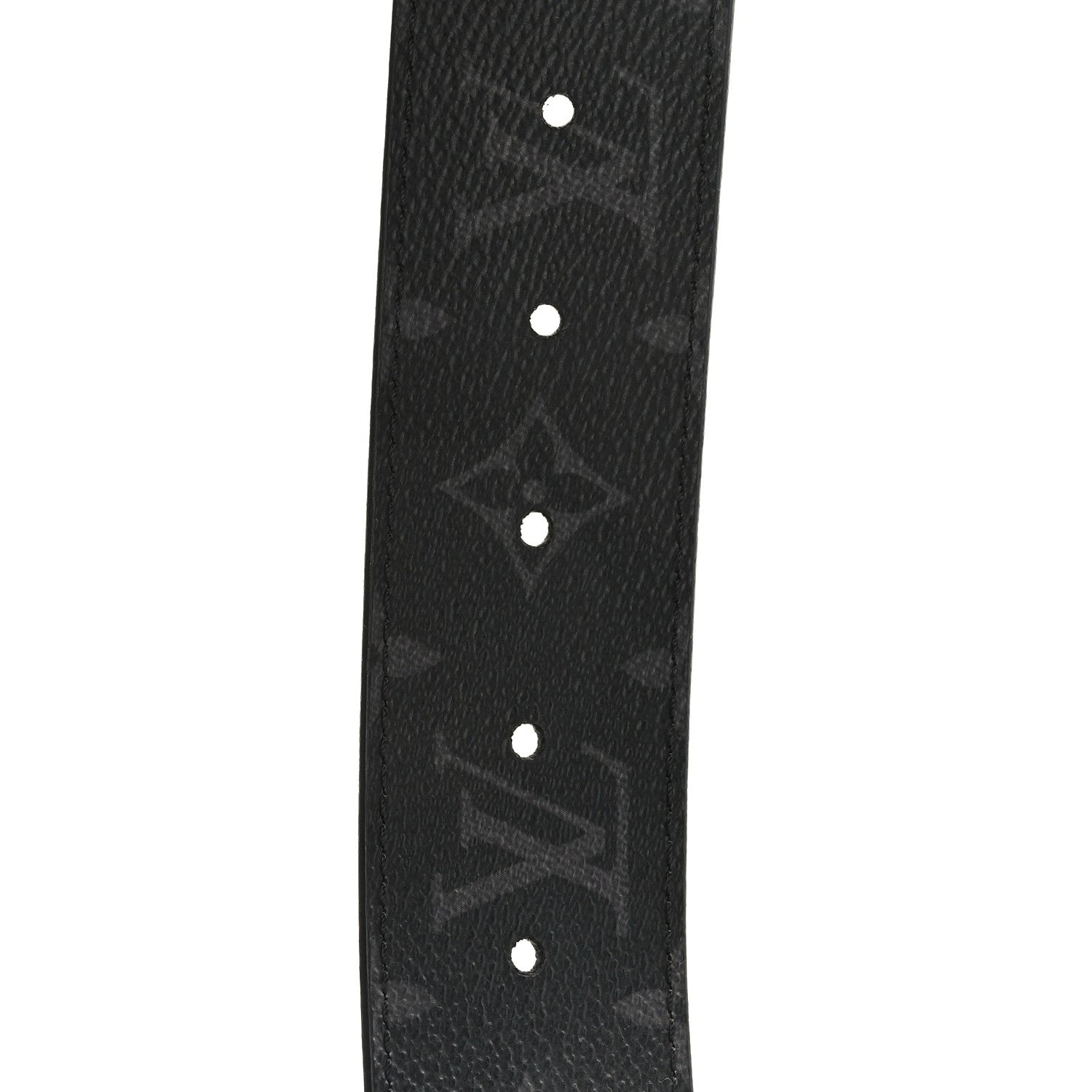 Louis Vuitton Monogram Eclipse Taigarama 40mm LV Initiales Reversible Belt 85 34 Black 5 of 5