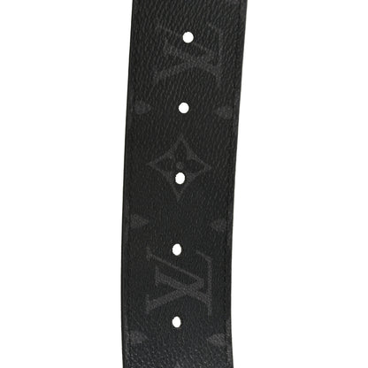 Louis Vuitton Monogram Eclipse Taigarama 40mm LV Initiales Reversible Belt 85 34 Black 5 of 5