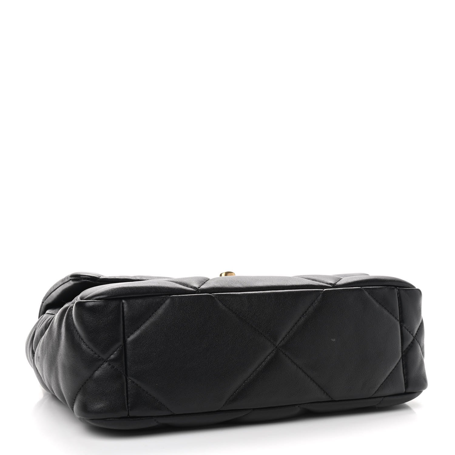 Chanel Lambskin Quilted Medium Chanel 19 Flap Black 4 of 11
