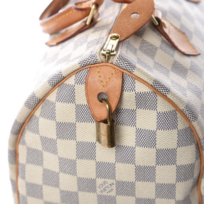 Louis Vuitton Damier Azur Speedy 30 10 of 12