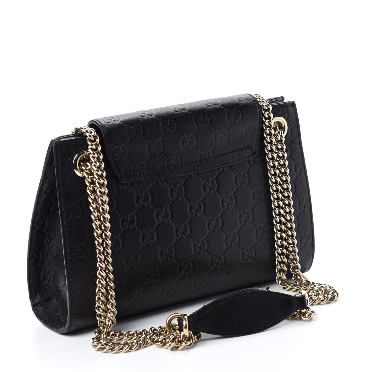 Guccissima Small Emily Shoulder Bag Black