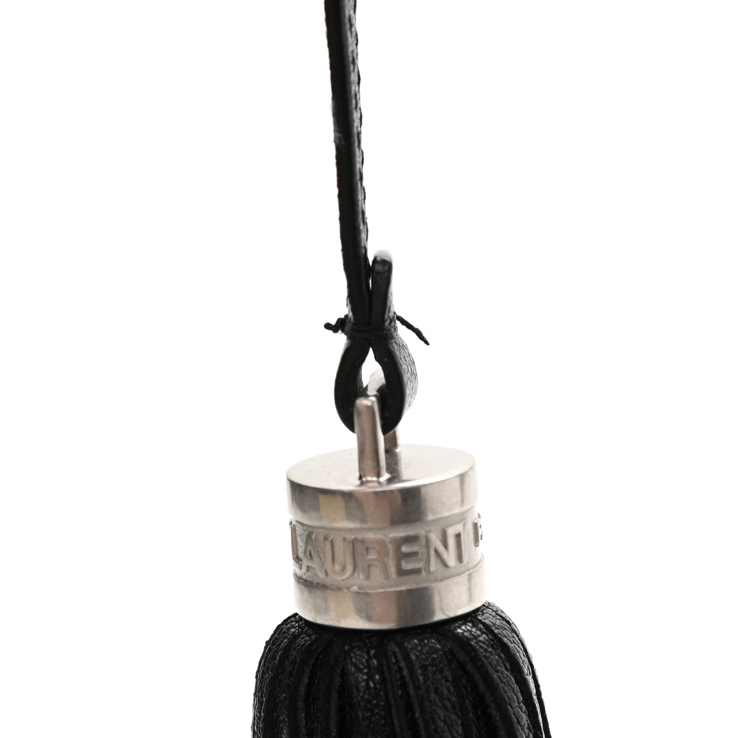 Saint Laurent Lambskin Monogram Embossed Small Lou Camera Bag Black 14 of 18