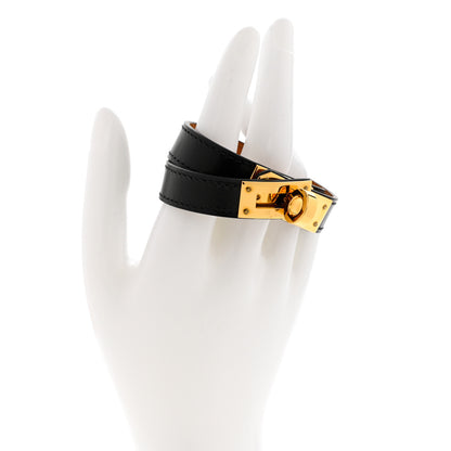 Hermes Box Kelly Double Tour Bracelet T2 Black 2 of 6