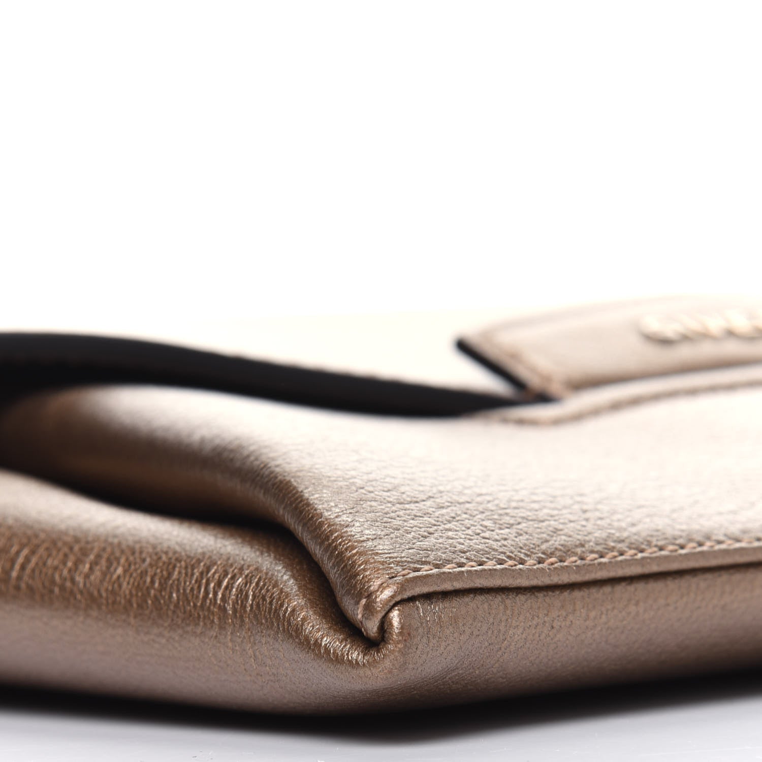 Givenchy Sugar Goatskin Medium Antigona Envelope Clutch Old Gold 9 of 11
