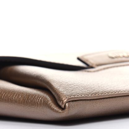Givenchy Sugar Goatskin Medium Antigona Envelope Clutch Old Gold 9 of 11