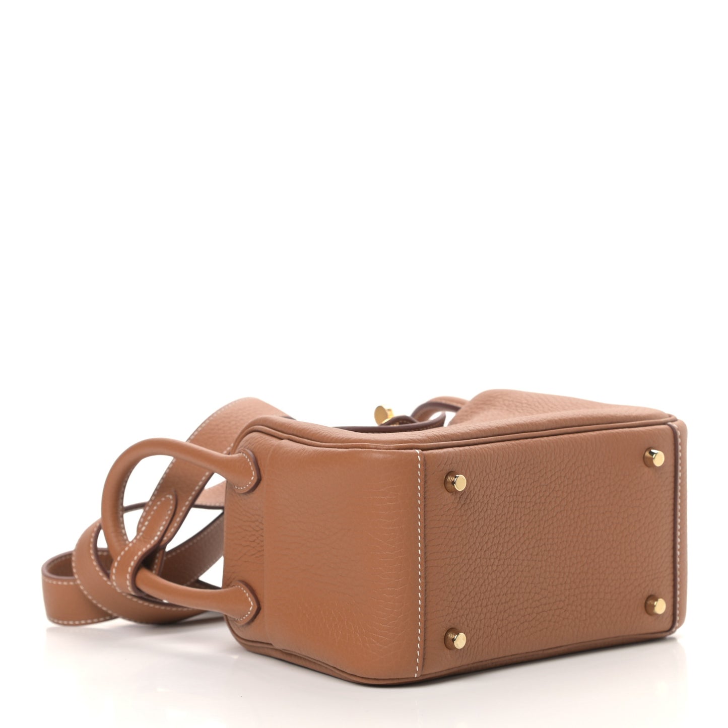 Taurillon Clemence Mini Lindy 20 Gold