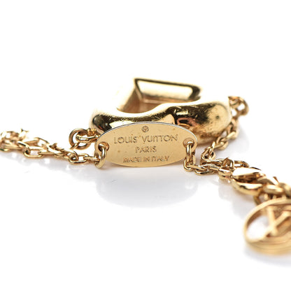 Louis Vuitton Metal LV And Me Heart Bracelet Gold 4 of 5