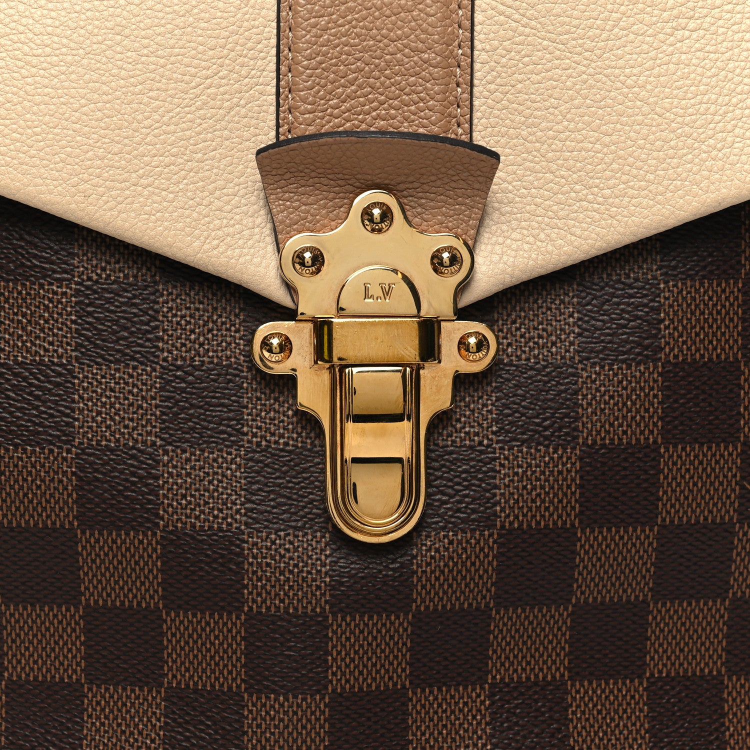 Louis Vuitton Damier Ebene Clapton Backpack Creme 7 of 9