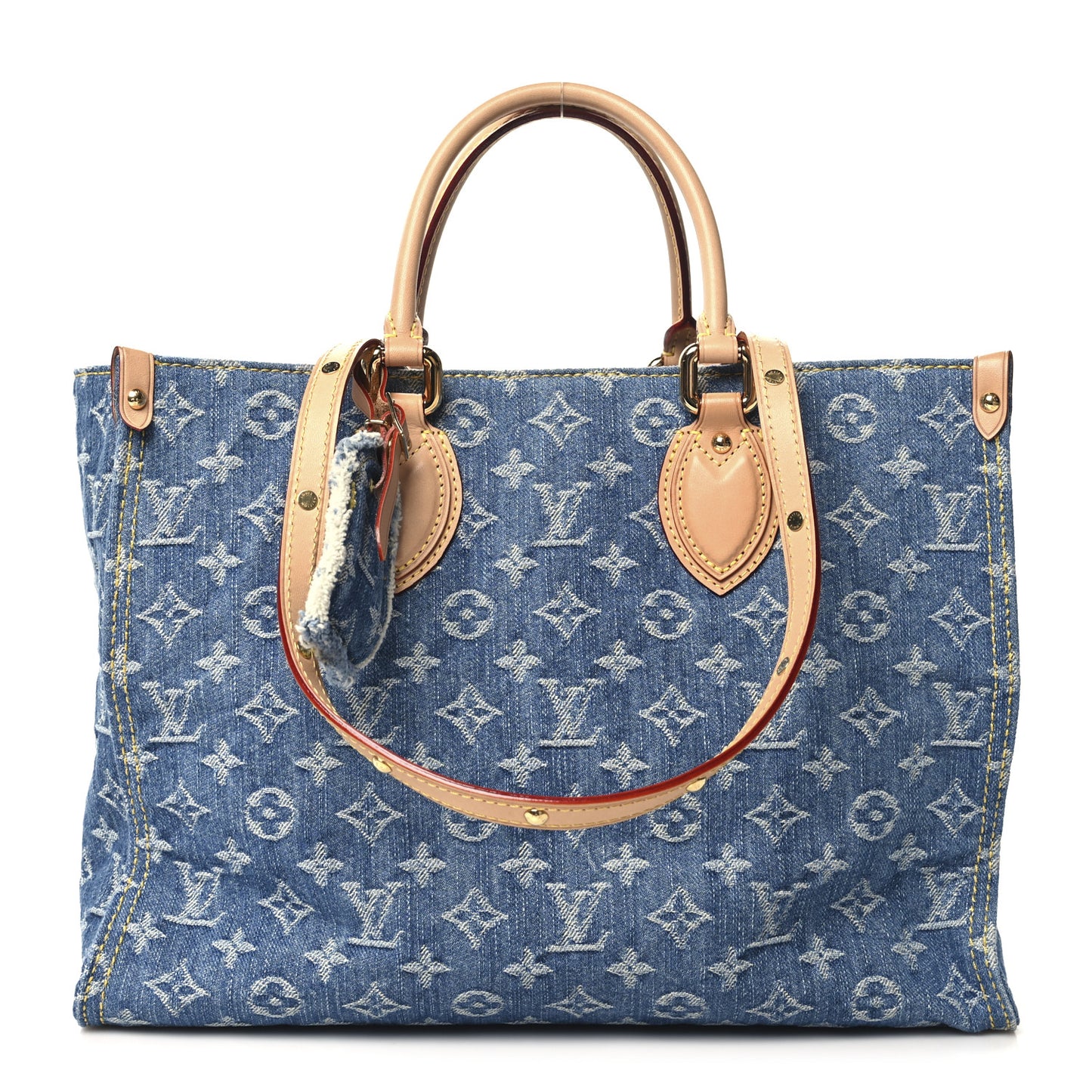 Monogram Denim Onthego MM  Blue