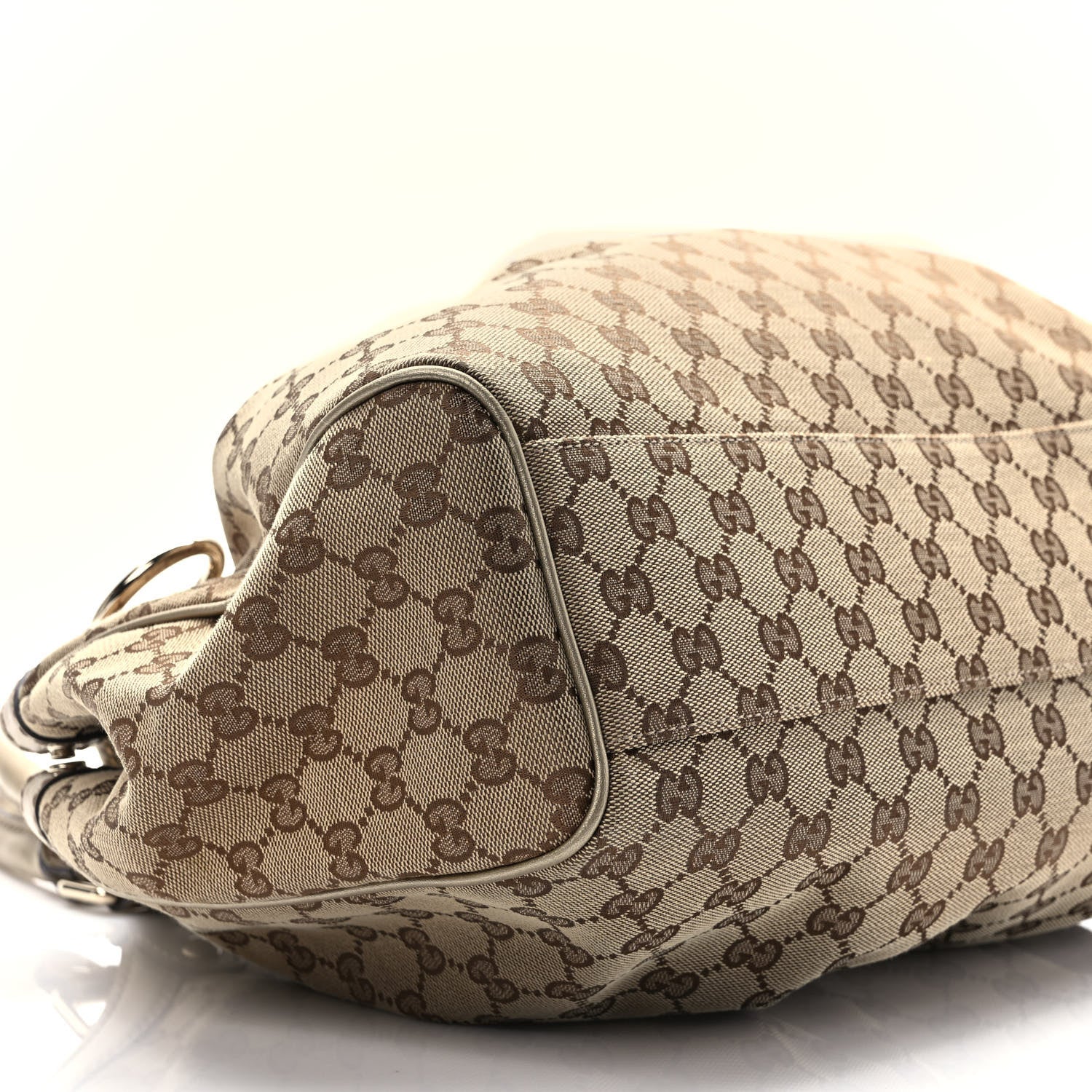 Gucci Monogram Medium Sukey Tote Champagne 8 of 9