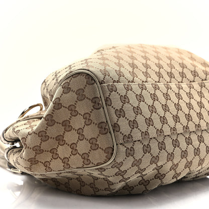 Gucci Monogram Medium Sukey Tote Champagne 8 of 9