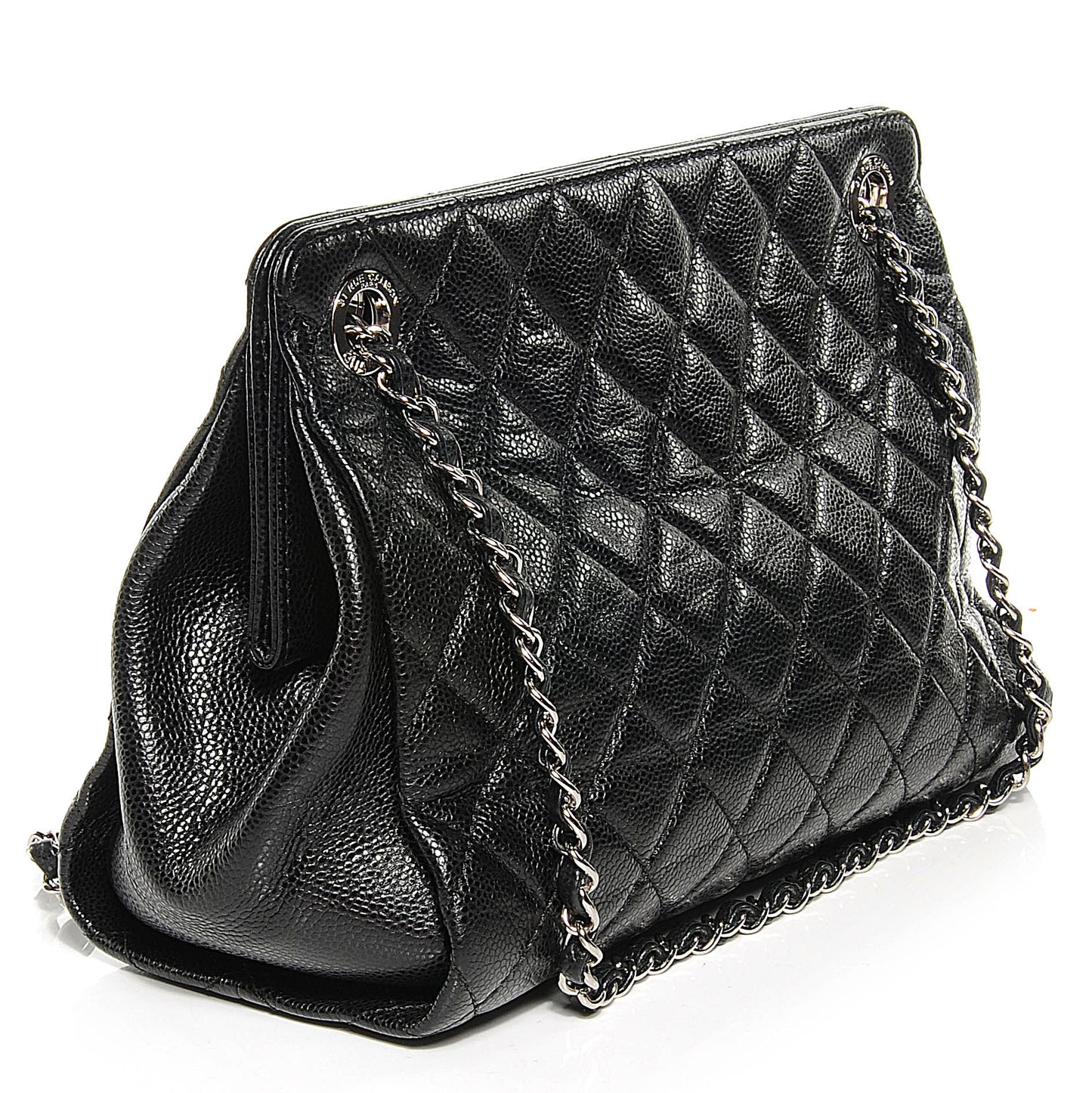 Caviar Timeless CC Shopping Tote Black