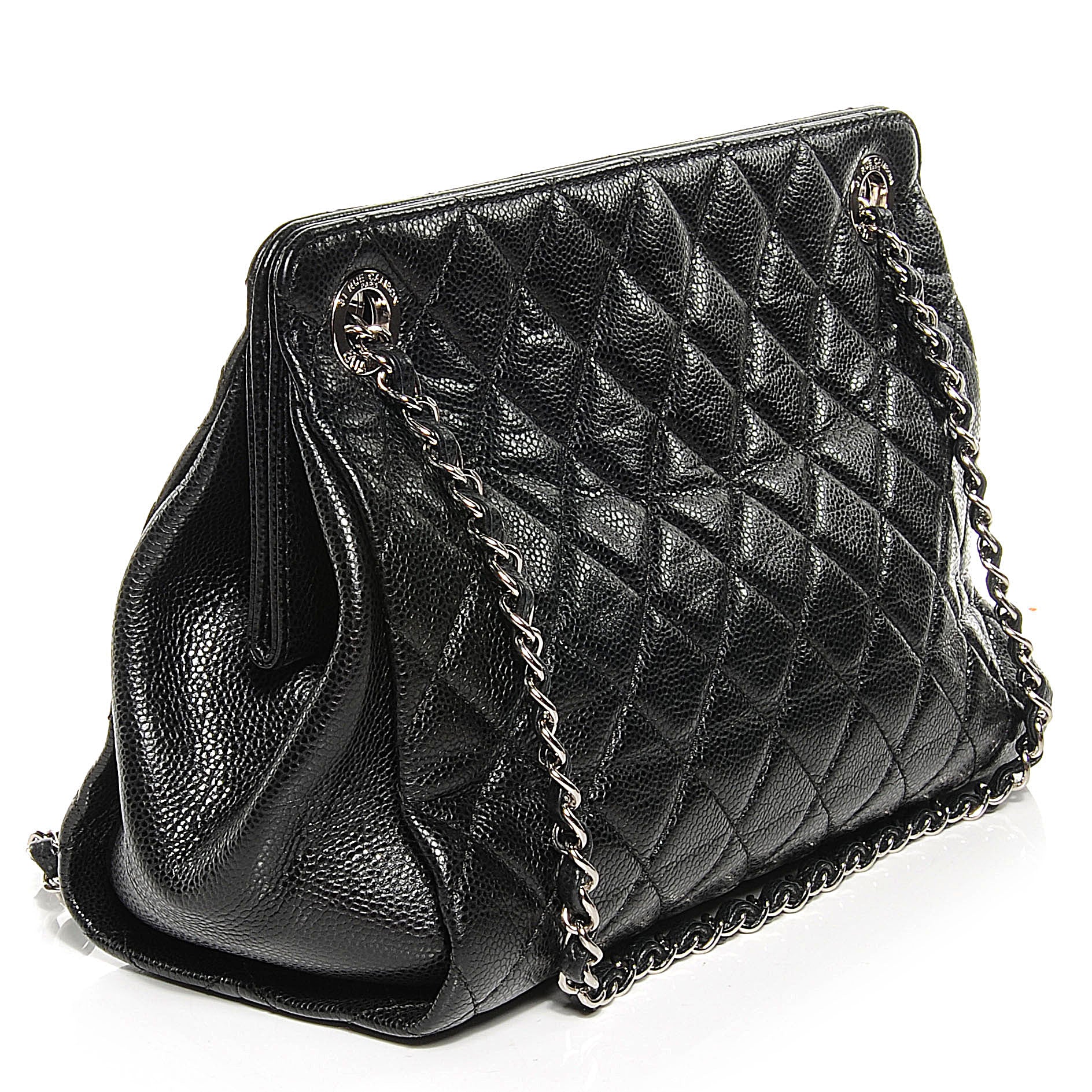Chanel Caviar Timeless CC Shopping Tote Black 3 of 8