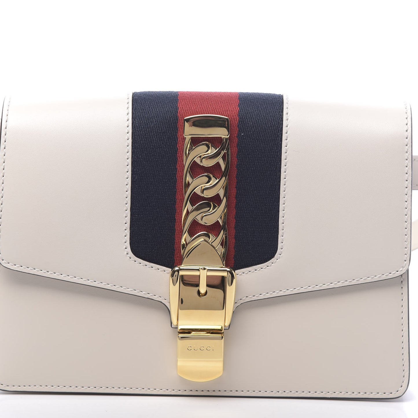 Calfskin Sylvie Belt Bag Off White