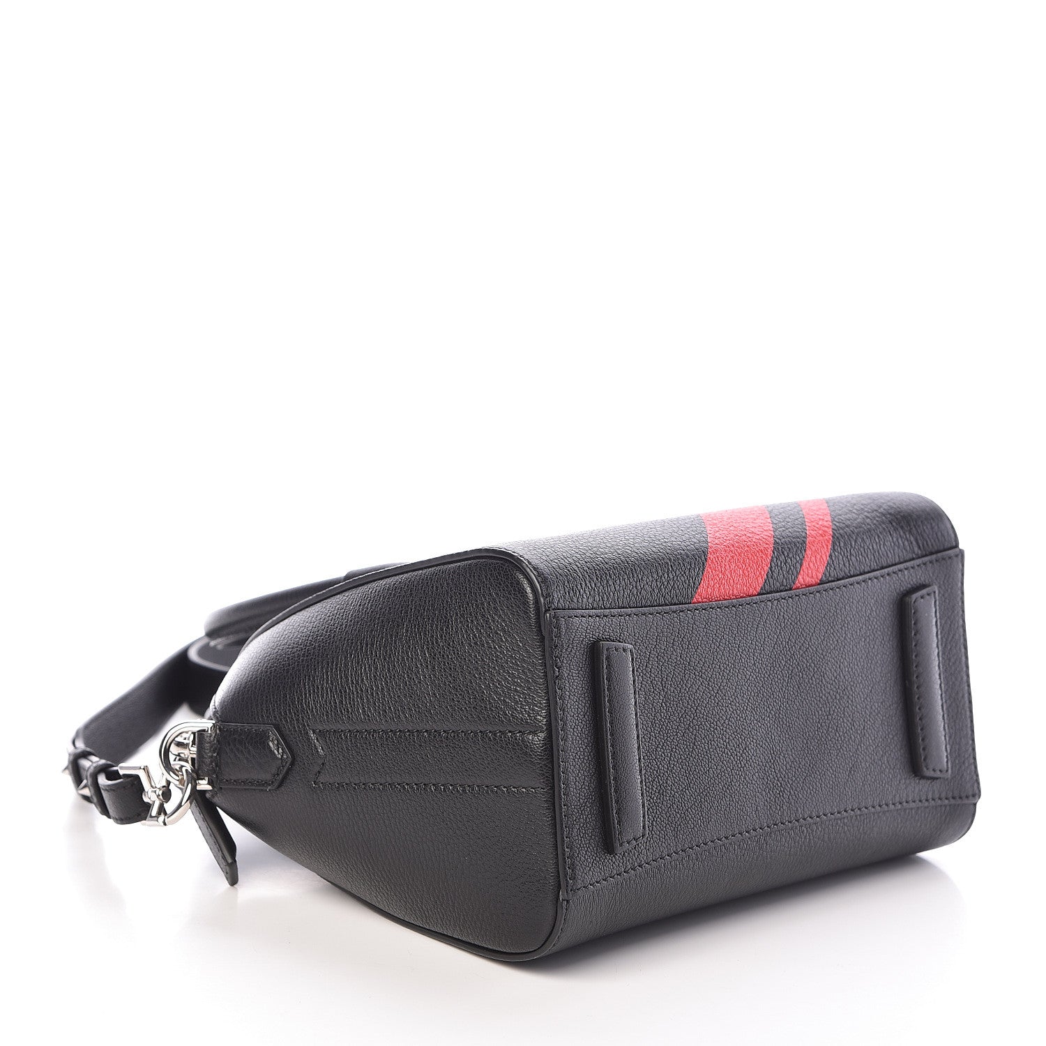 Givenchy Sugar Goatskin Striped Mini Antigona Black 4 of 10