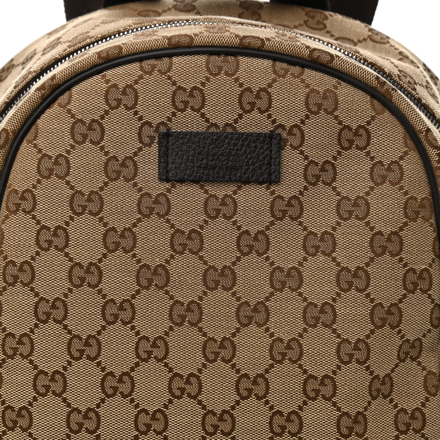 Gucci Monogram Travel Backpack Dark Brown 9 of 9