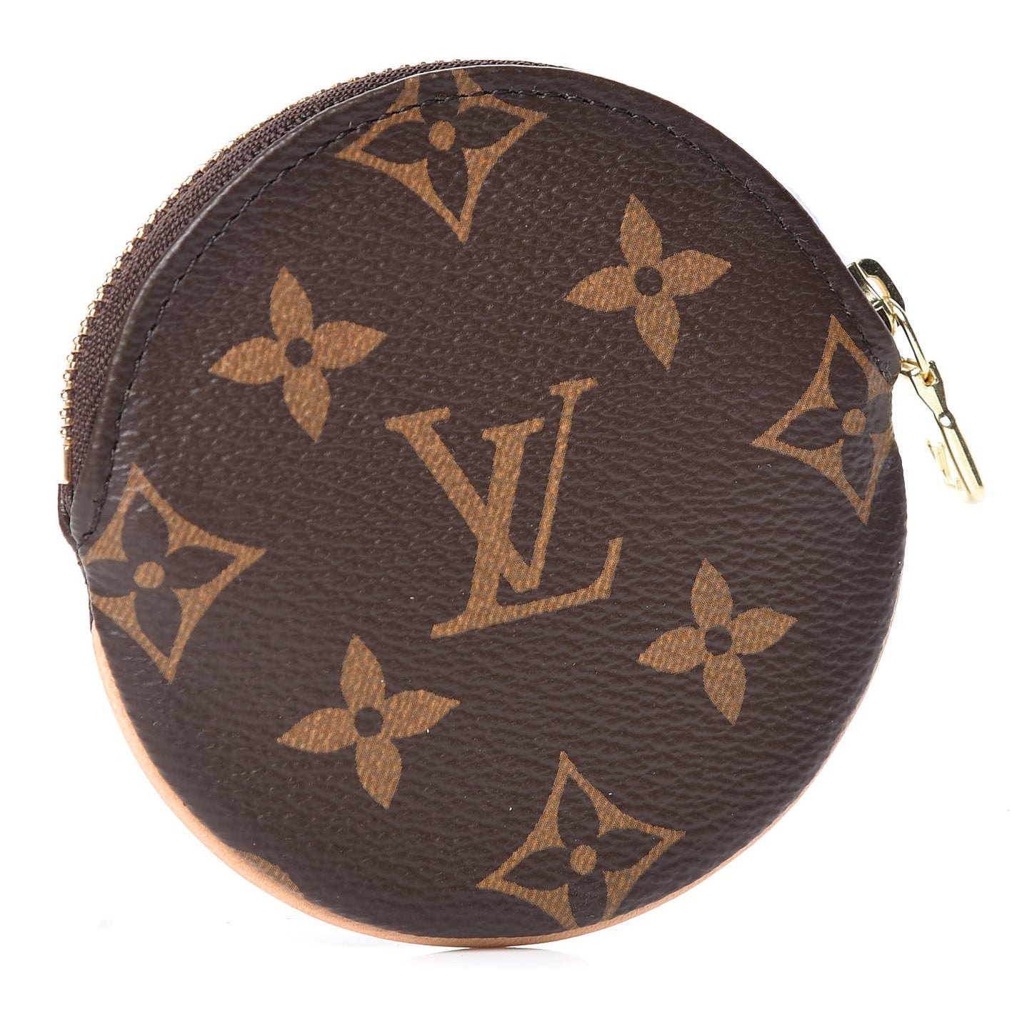 Monogram Round Coin Purse