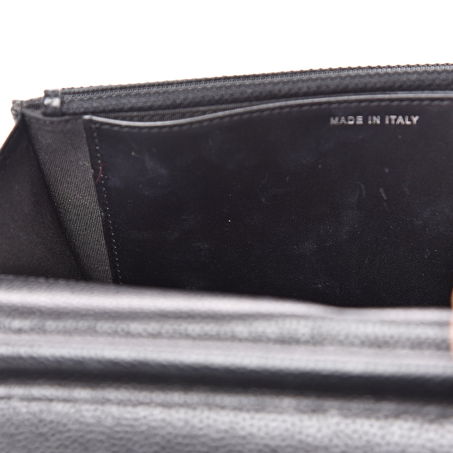 Caviar Patent CC Wallet On Chain WOC Black