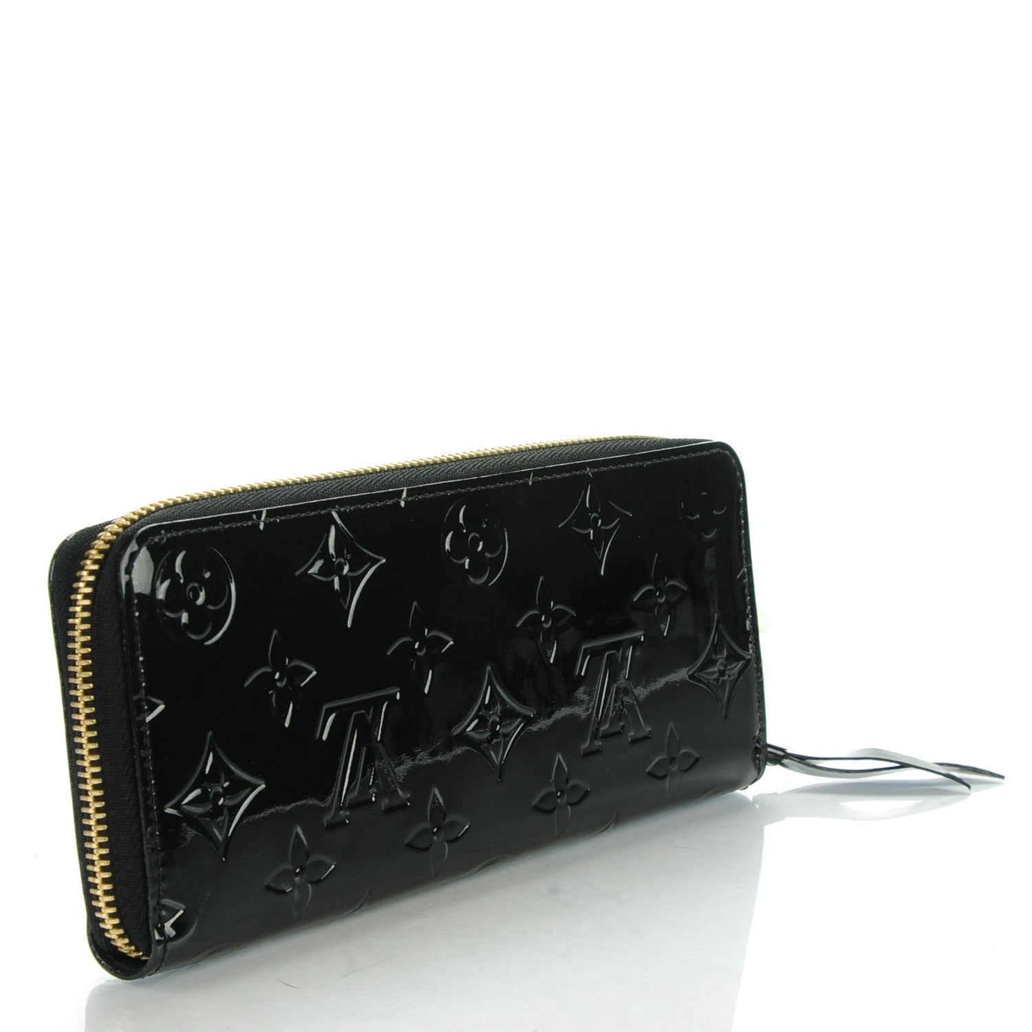 Louis Vuitton Vernis Clemence Wallet Black 3 of 7