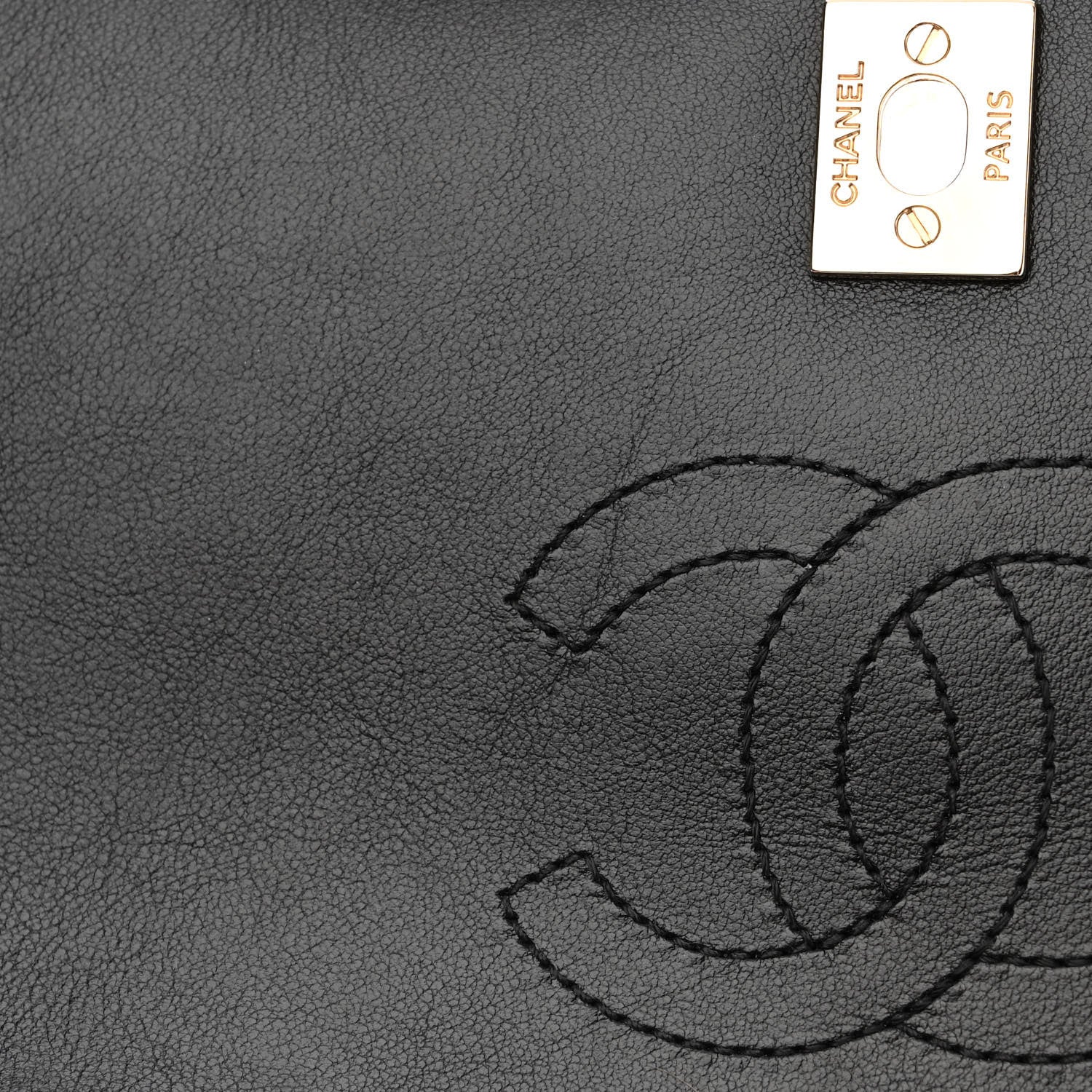 Chanel Calfskin Chevron Quilted Mini Statement Flap Black 11 of 12