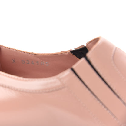 Chanel Glazed Calfskin Logo Slip On Loafers 38.5 Light Pink 8 of 9