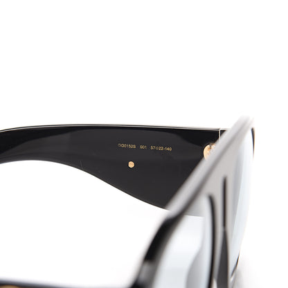 Gucci Oversized Aviator Sunglasses GG0152S Black 5 of 7