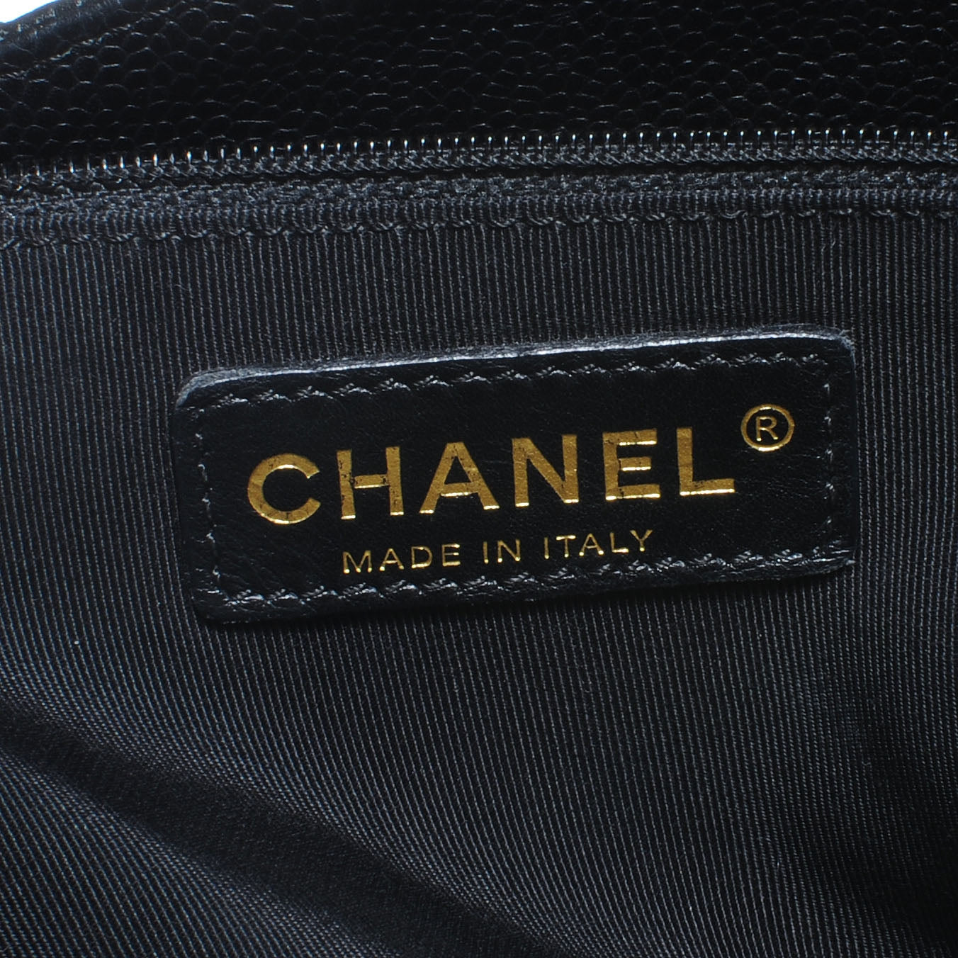 Chanel Caviar Grand Shopping Tote GST Black 6 of 7