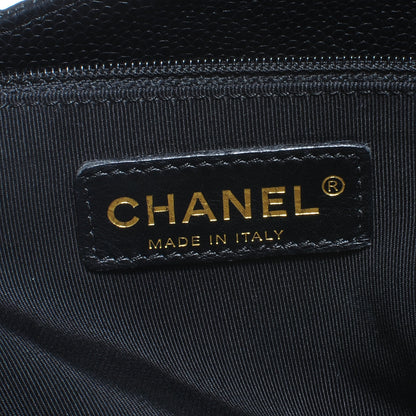 Chanel Caviar Grand Shopping Tote GST Black 6 of 7