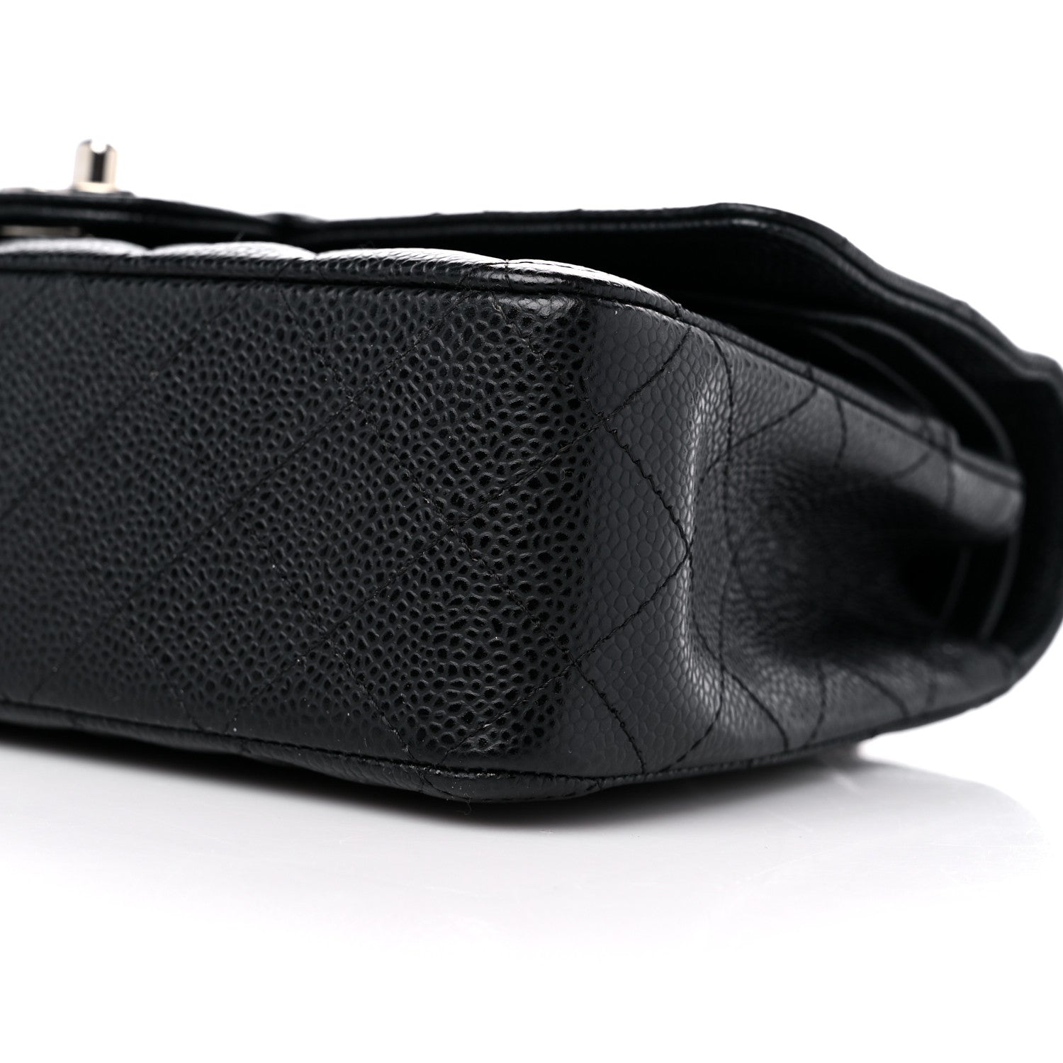 Chanel Caviar Quilted Medium Double Flap Black 9 of 12
