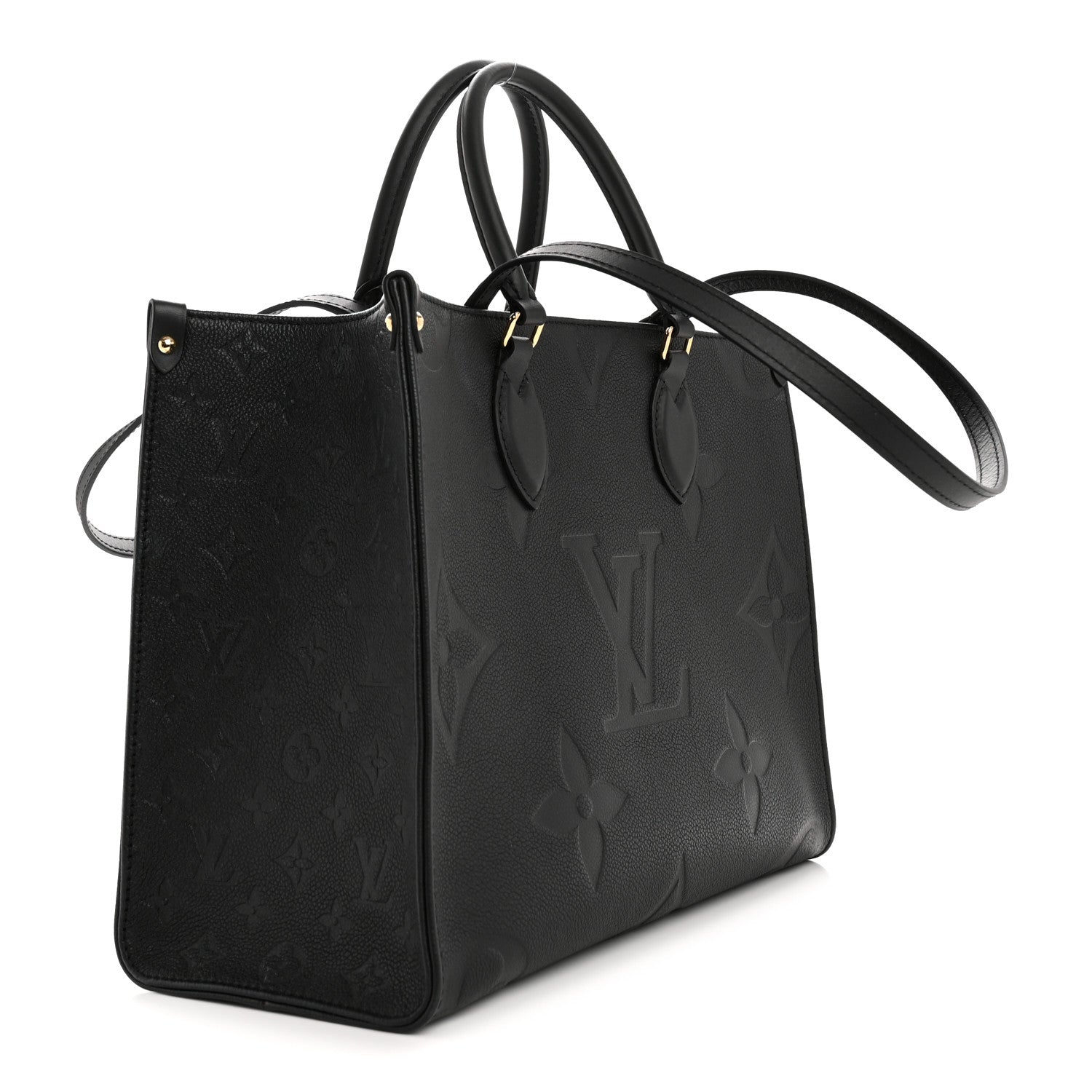 Louis Vuitton Empreinte Monogram Giant Onthego MM Black 3 of 12