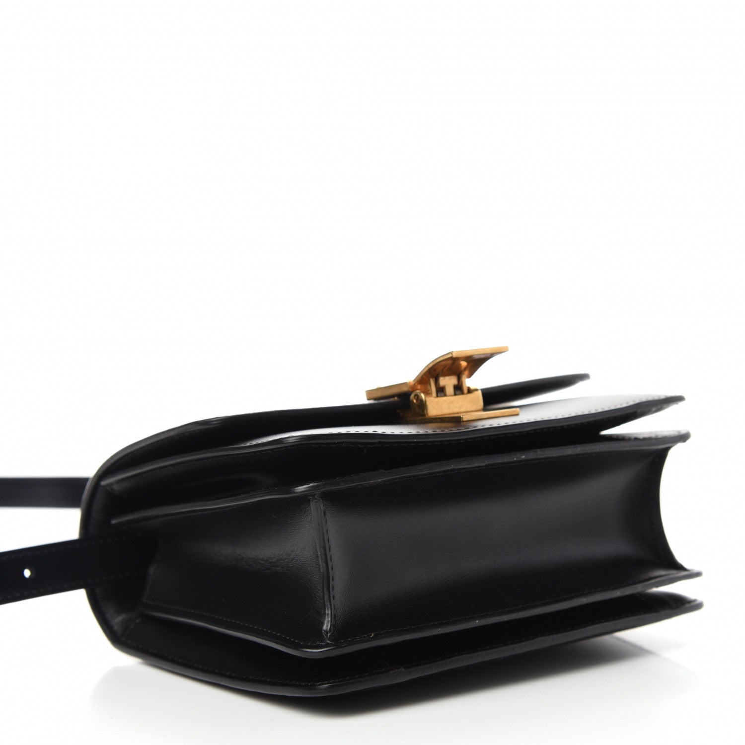 Celine Box Calfskin Small Classic Box Flap Bag Black 4 of 10