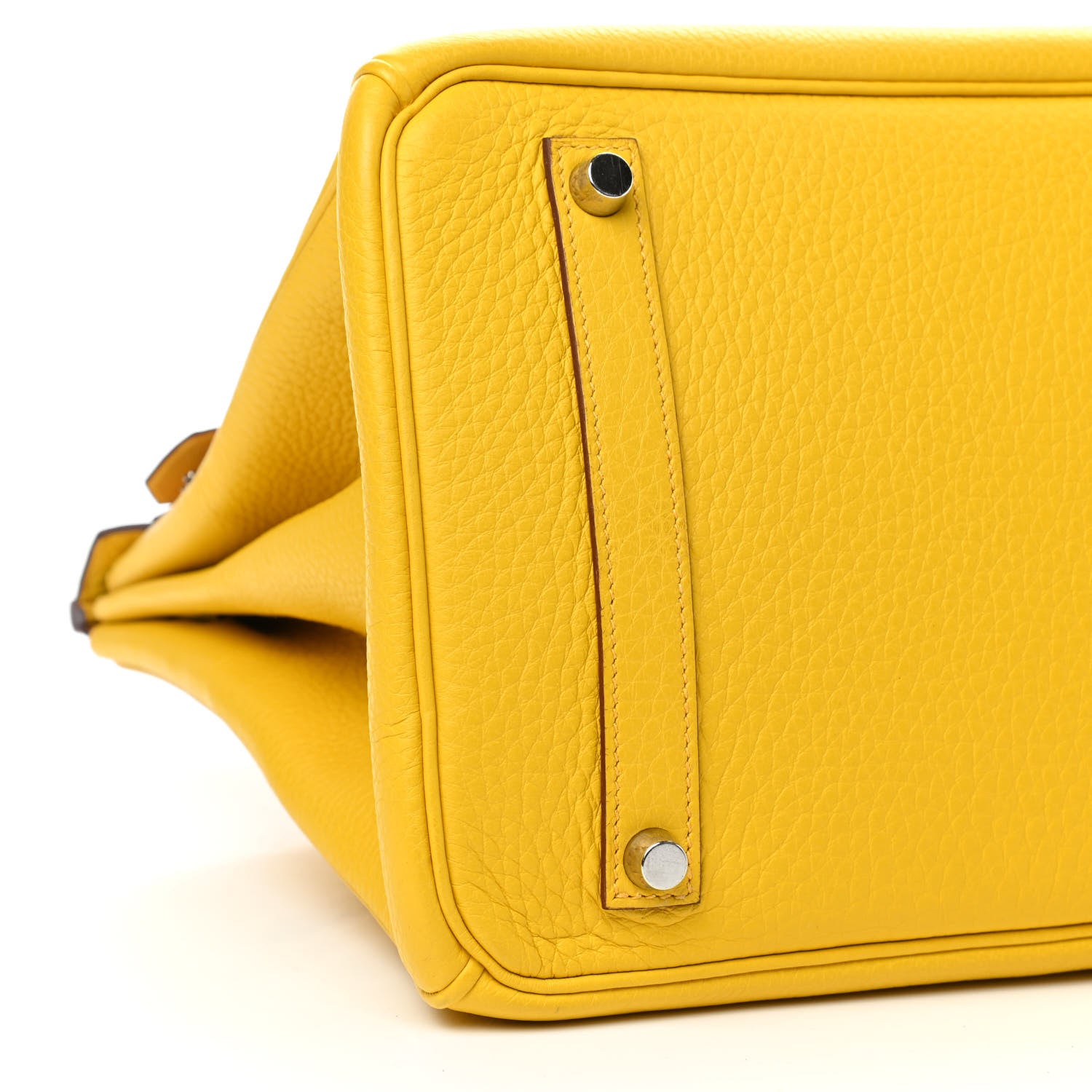 Hermes Taurillon Clemence Birkin 35 Soleil 8 of 10