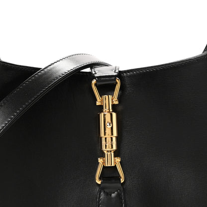 Gucci Boarded Dyana Lux Calfskin Small Jackie 1961 Hobo Black 8 of 12
