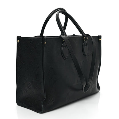 Louis Vuitton Empreinte Monogram Giant Onthego MM Black 3 of 15