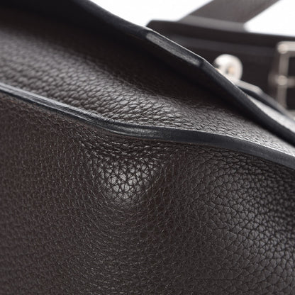 Hermes Taurillon Clemence Jypsiere 28 Chocolate 12 of 14